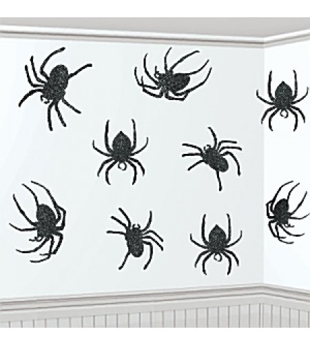 ARANHAS BRILHANTES DE PAREDE